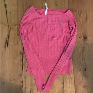 A size small pink sweater from Aèropostale